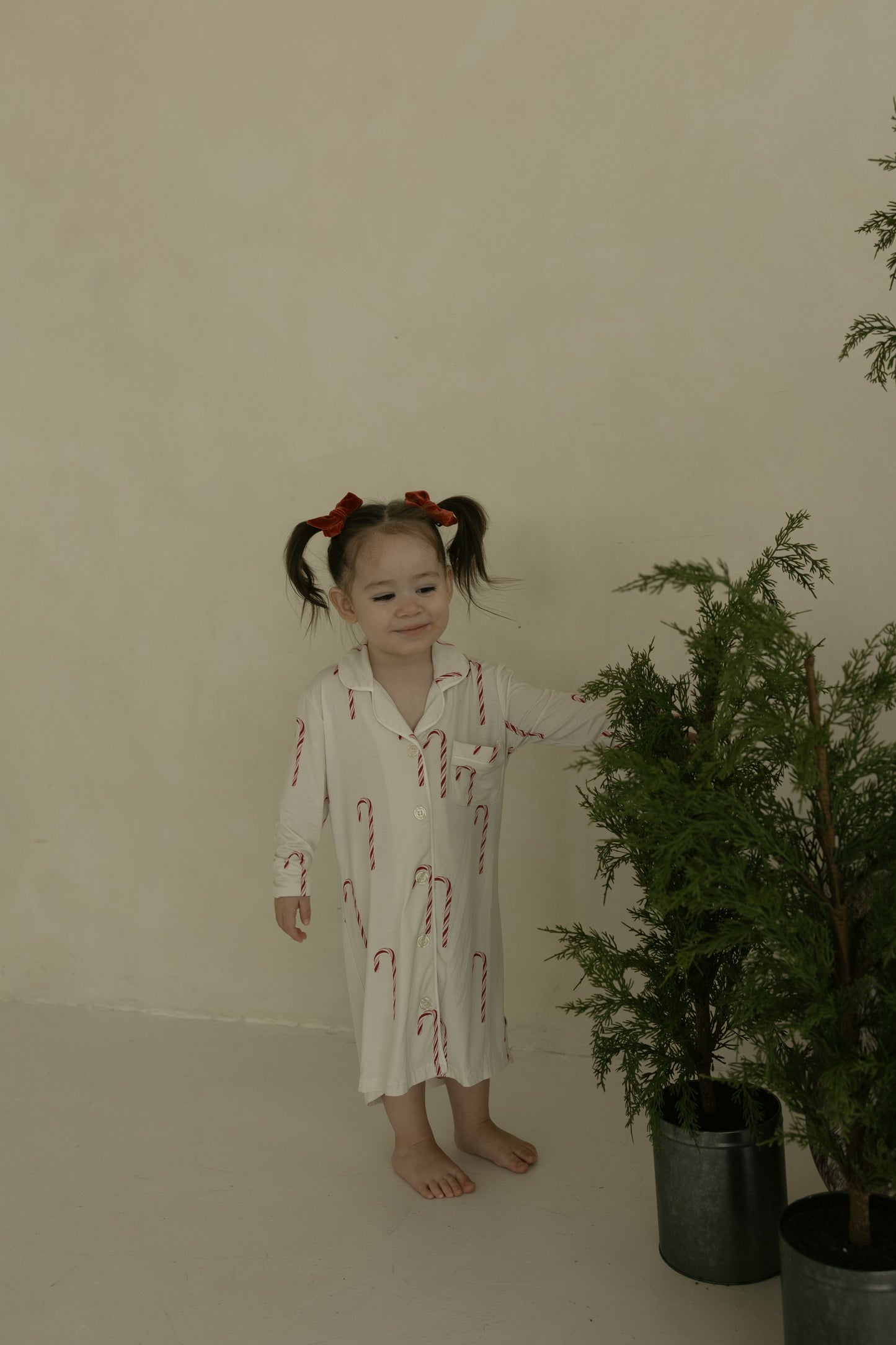 bamboo sleeping dress // candy cane (*comes in family matching*)