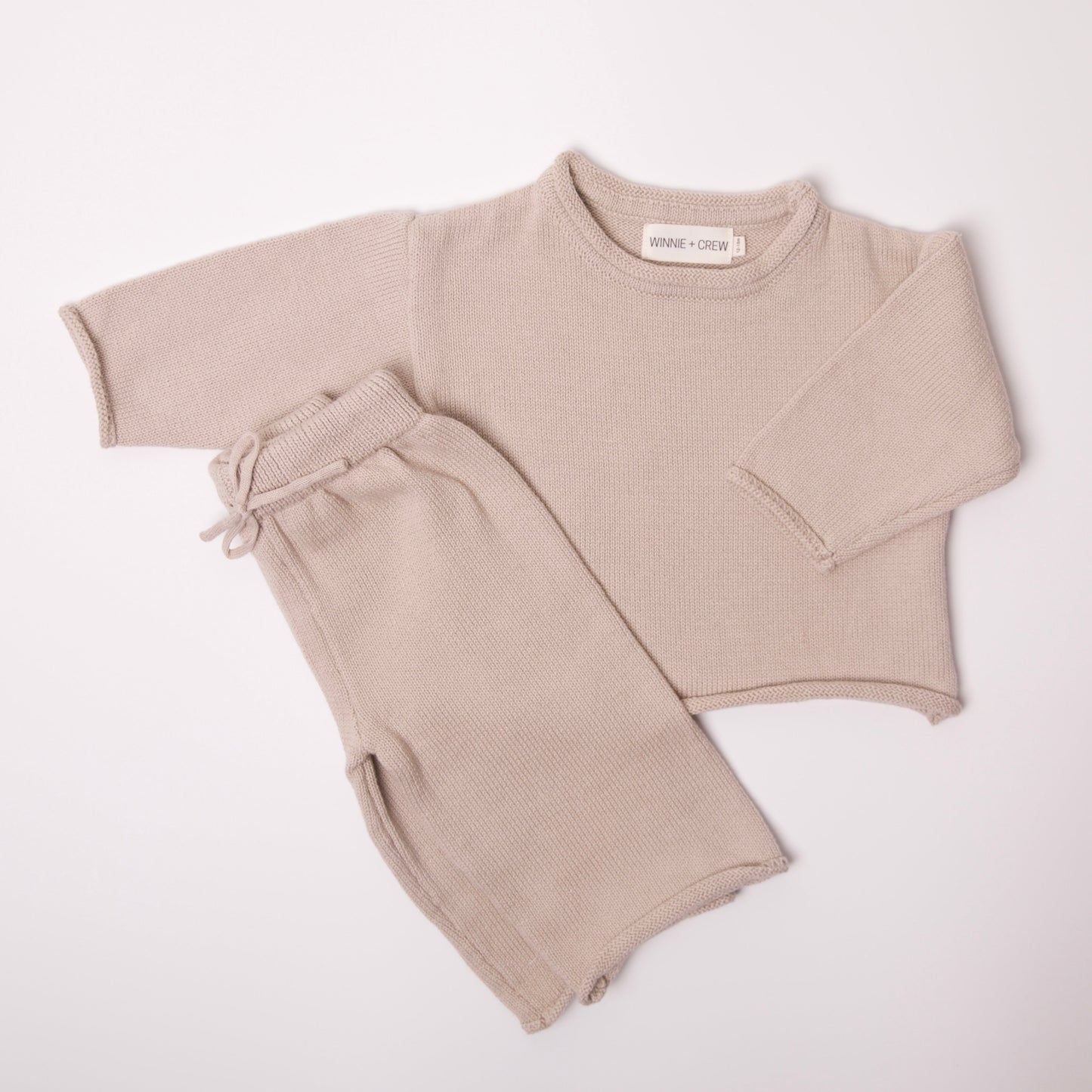 quincy knit set // cream