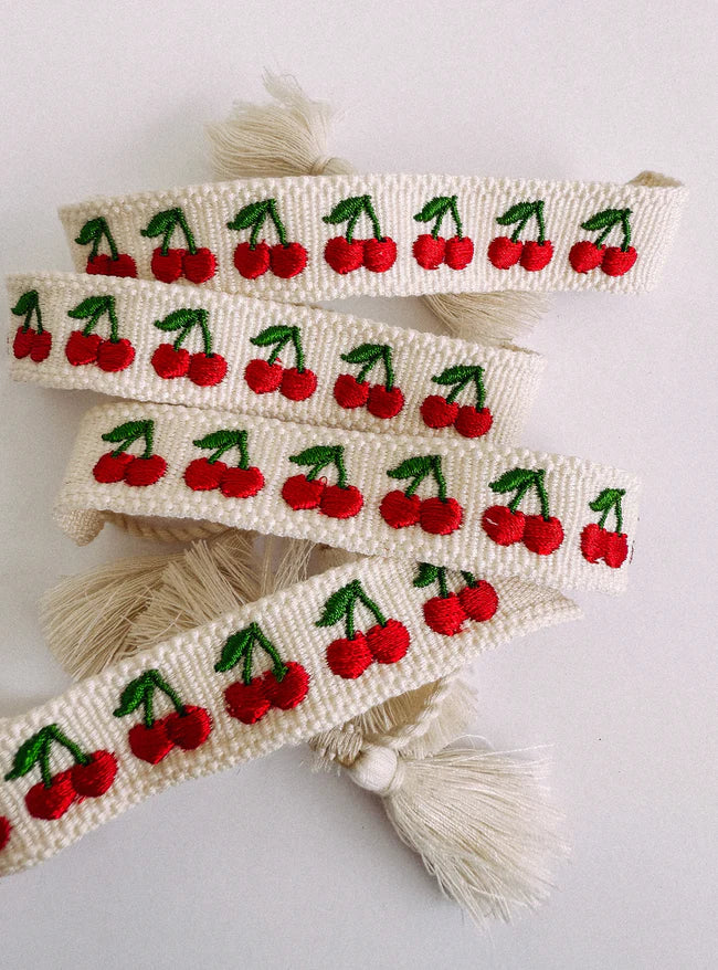 cherry bracelet