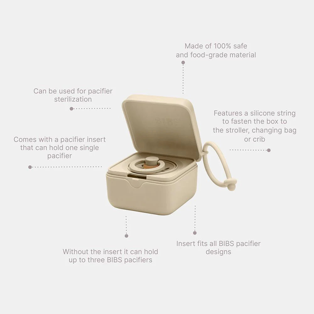 BIBS pacifier box // petrol