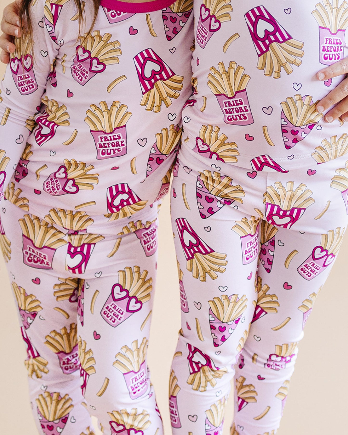 fries before guys bamboo pajamas // LONG-SLEEVE TWO-PIECE SET (*comes in extended sizing up to 8/9*)