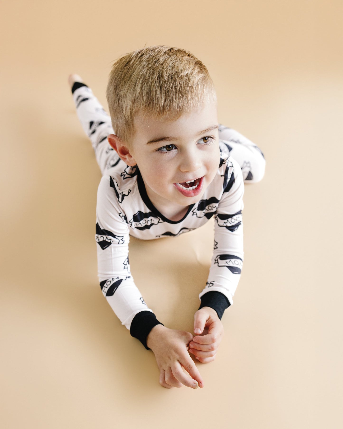 mom tattoo bamboo pajamas // LONG-SLEEVE TWO-PIECE SET (sizing up to 8/9y)