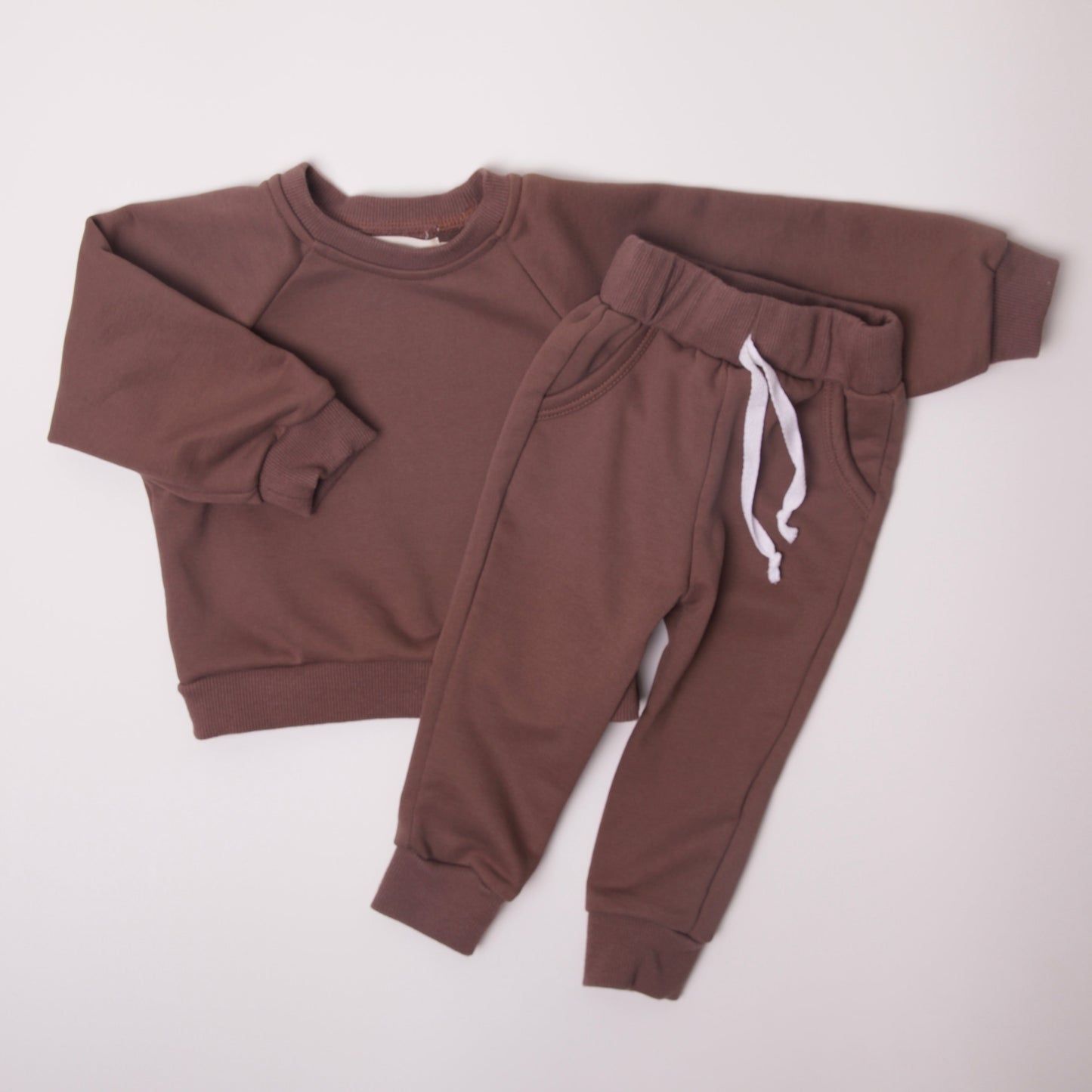 decker crew set // brown