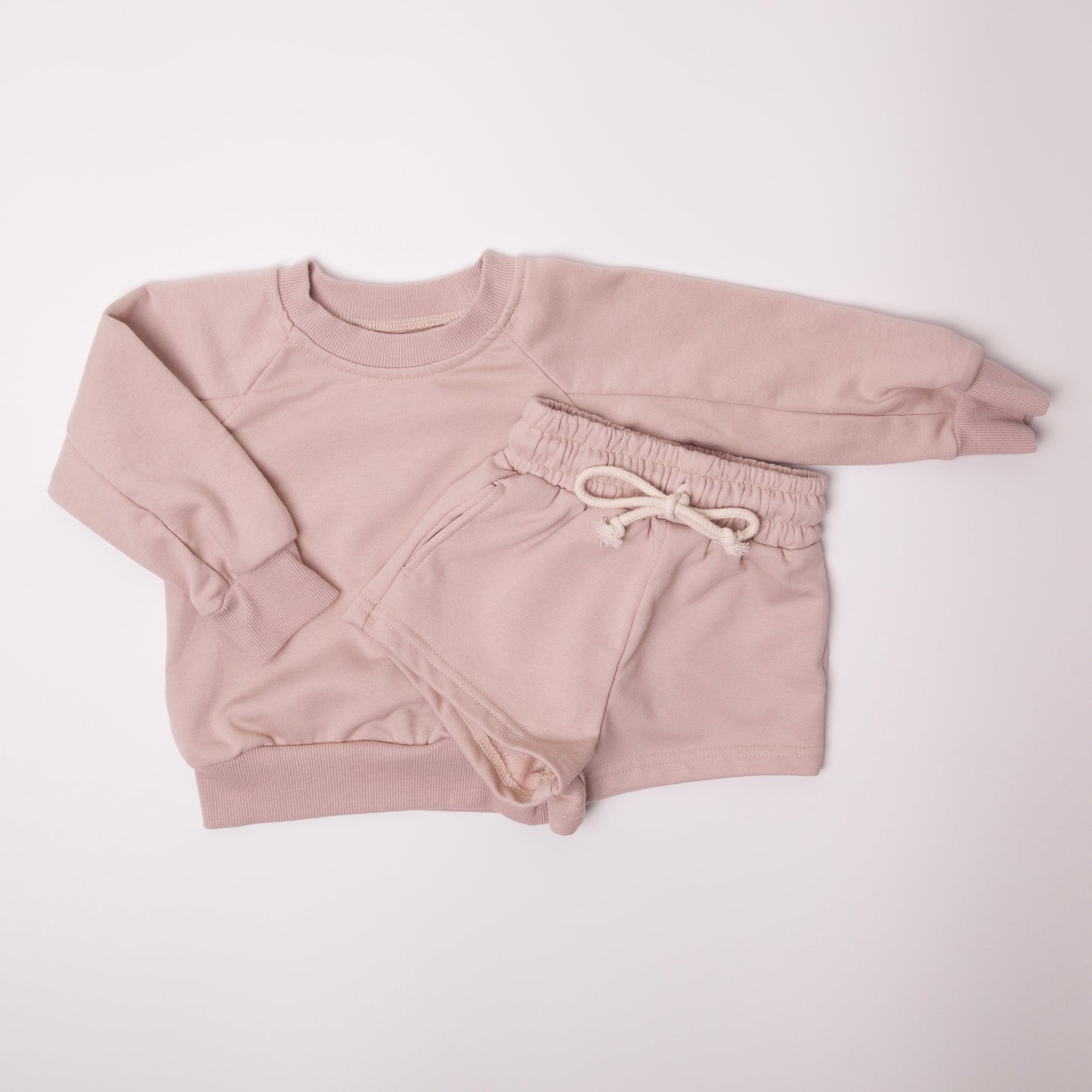 roan sweatshirt set // pink