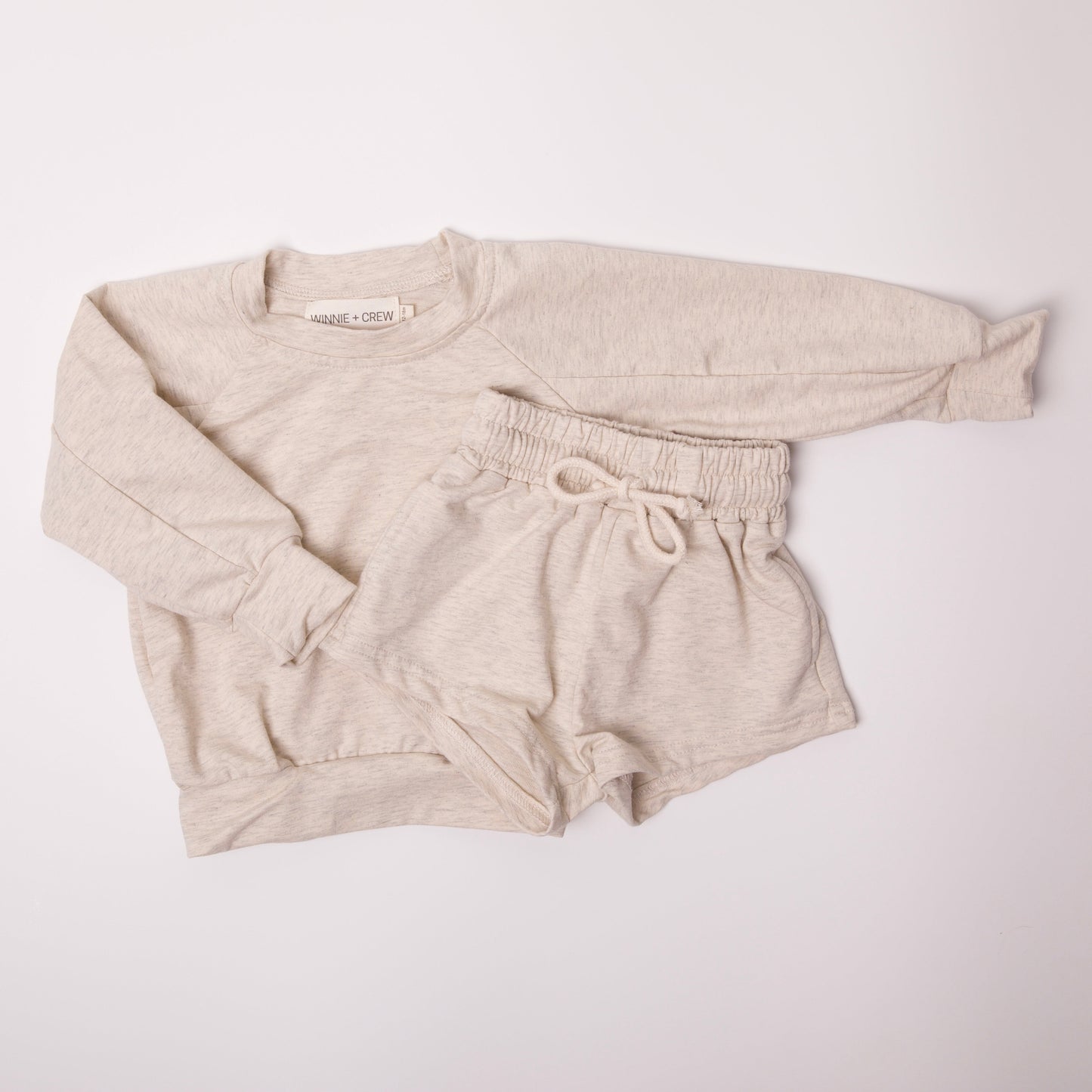 roan sweatshirt set // sand