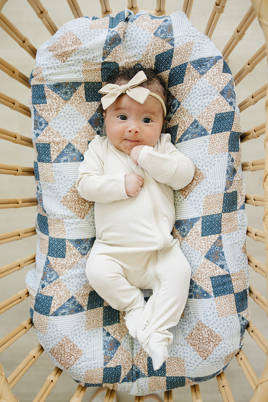 muslin swaddle blanket // patchwork