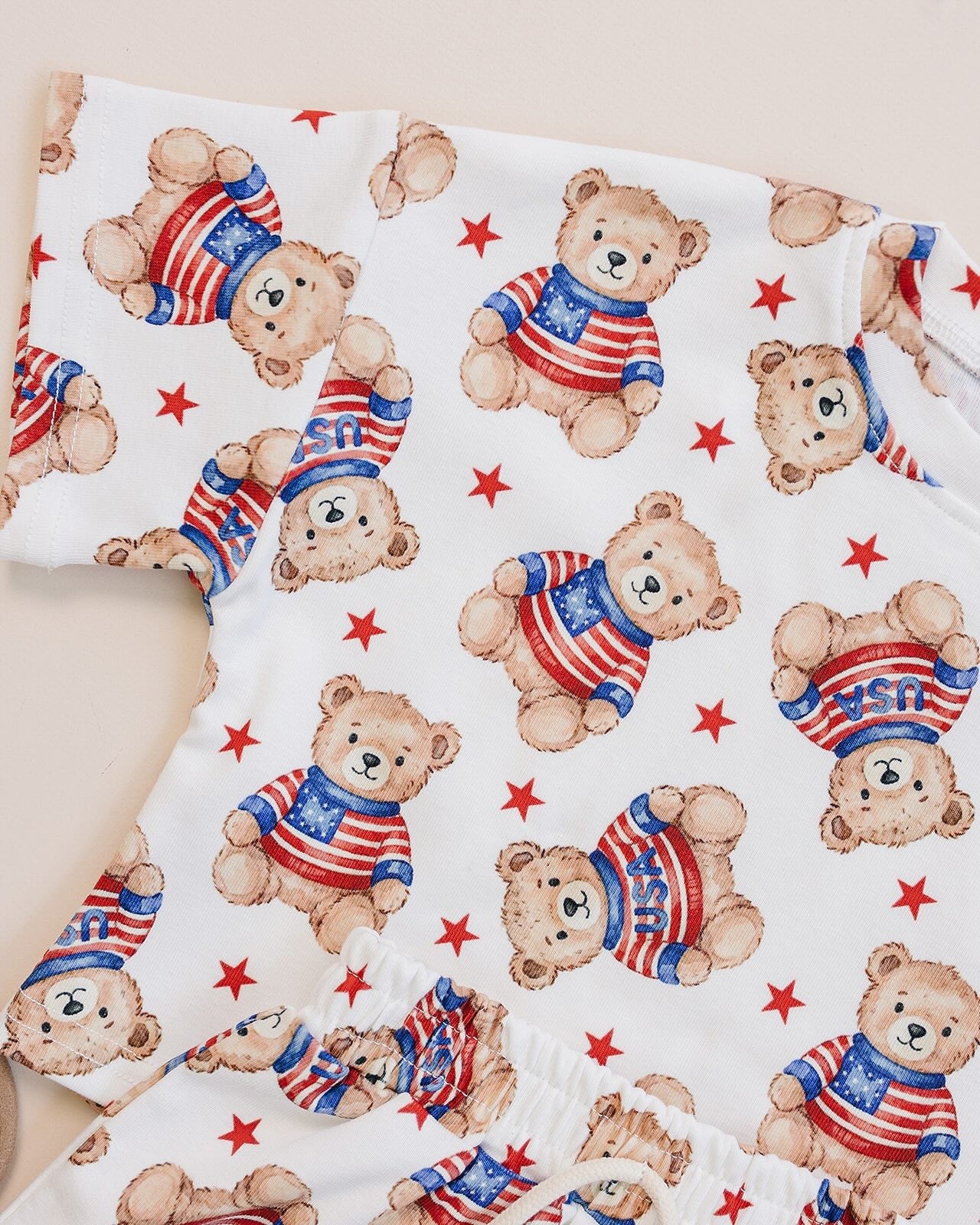 shorts set // american bear