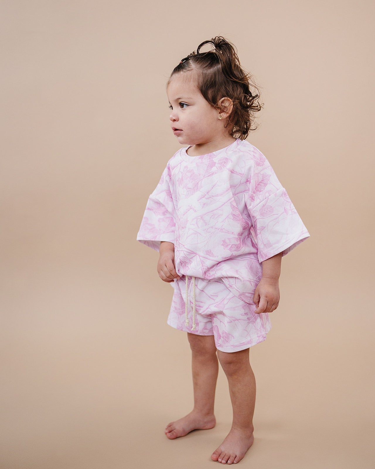 shorts set // pink camo
