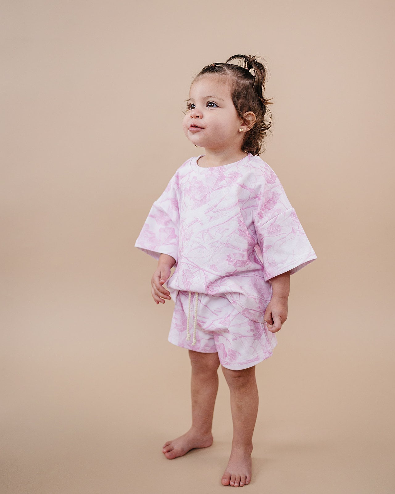 shorts set // pink camo