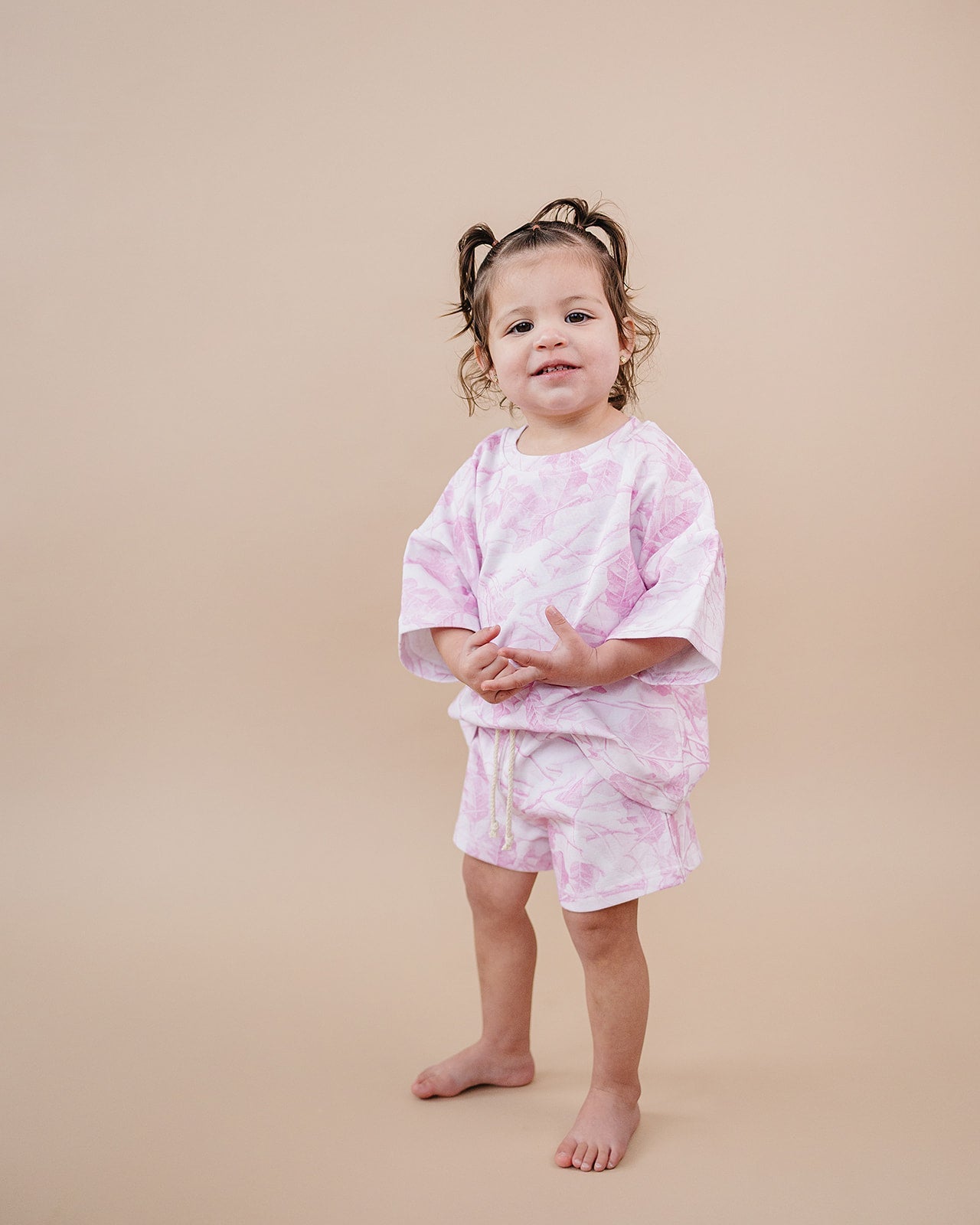 shorts set // pink camo