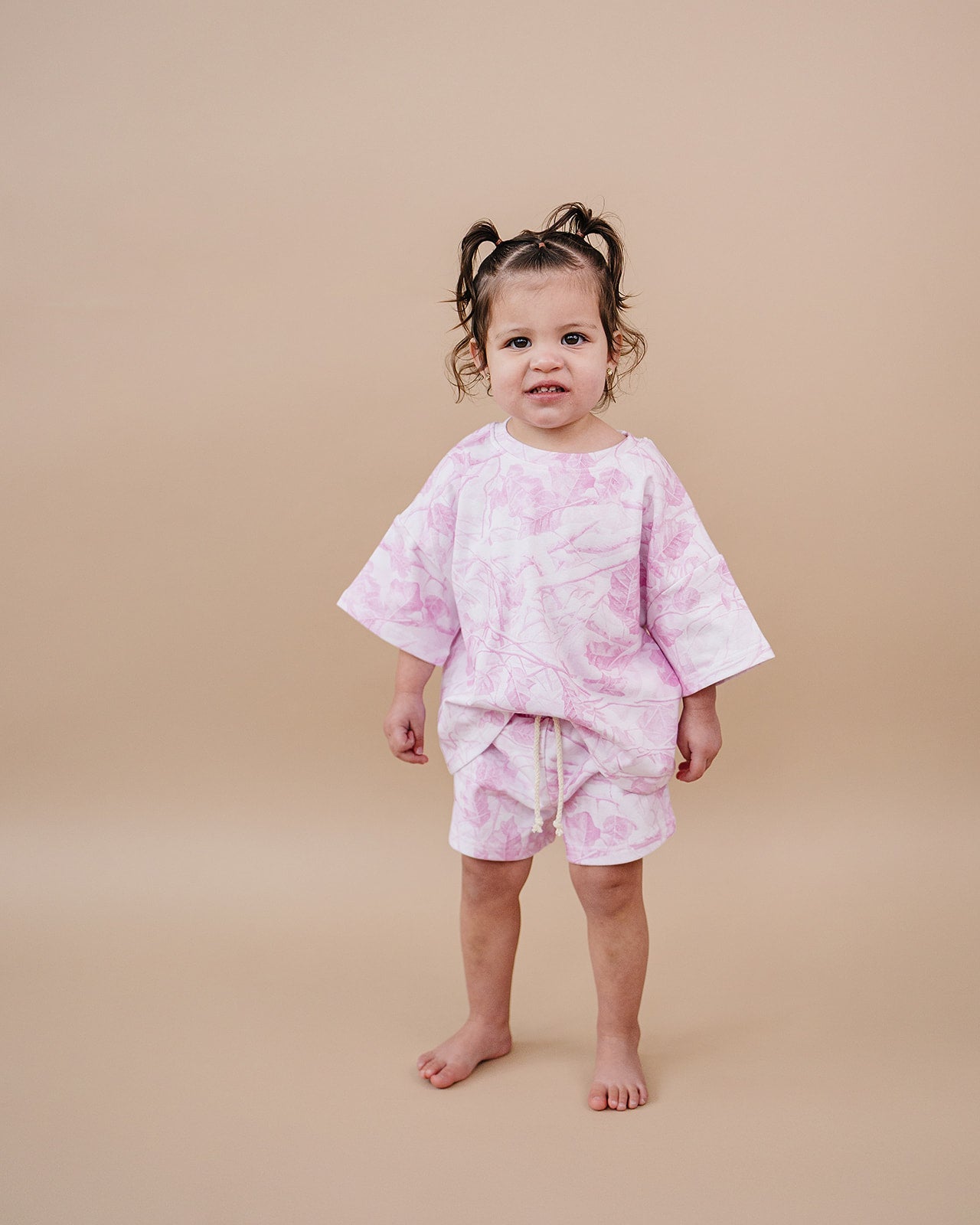 shorts set // pink camo