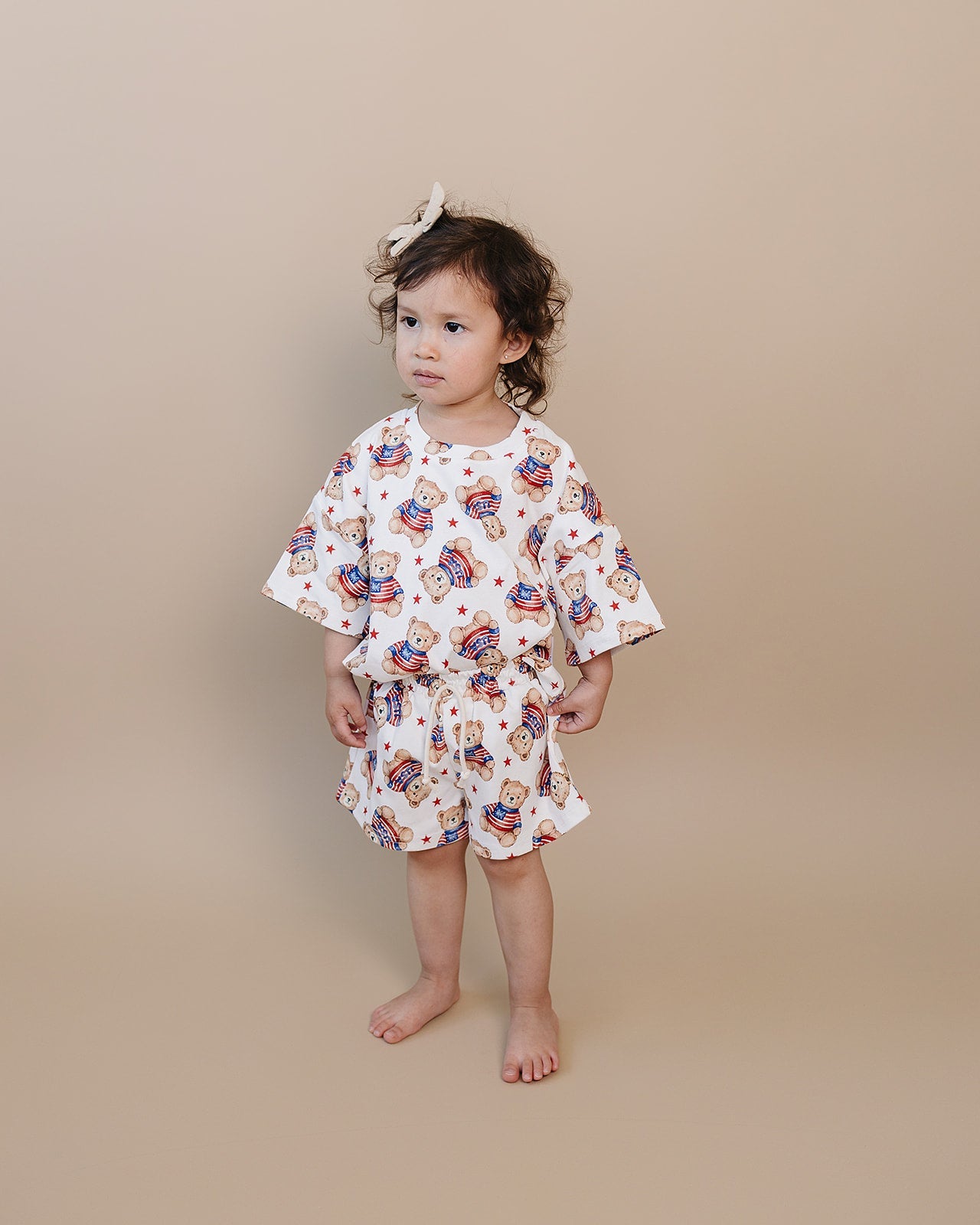 shorts set // american bear