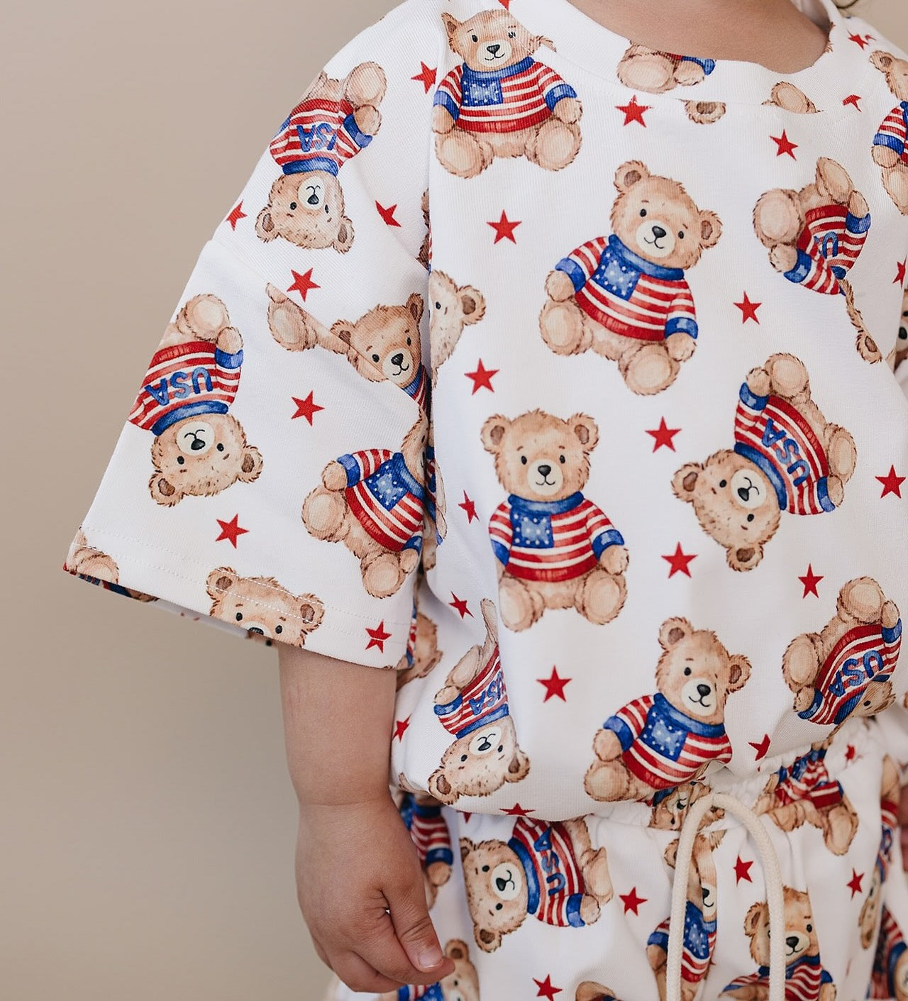 shorts set // american bear