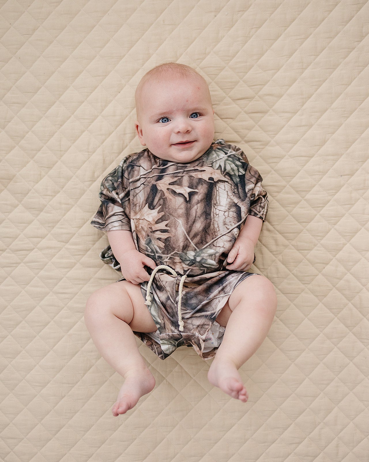 shorts set // brown camo