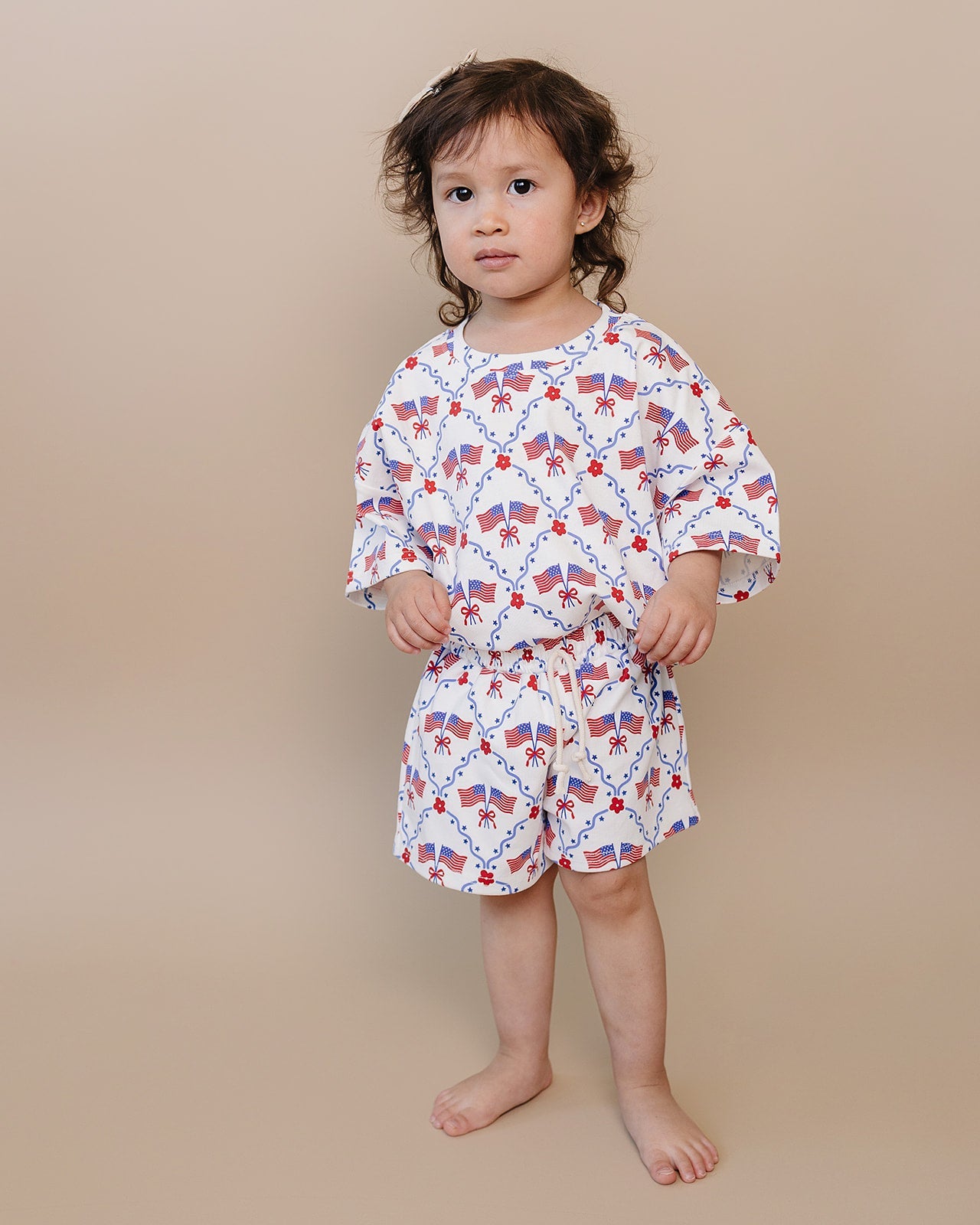 shorts set // american girl