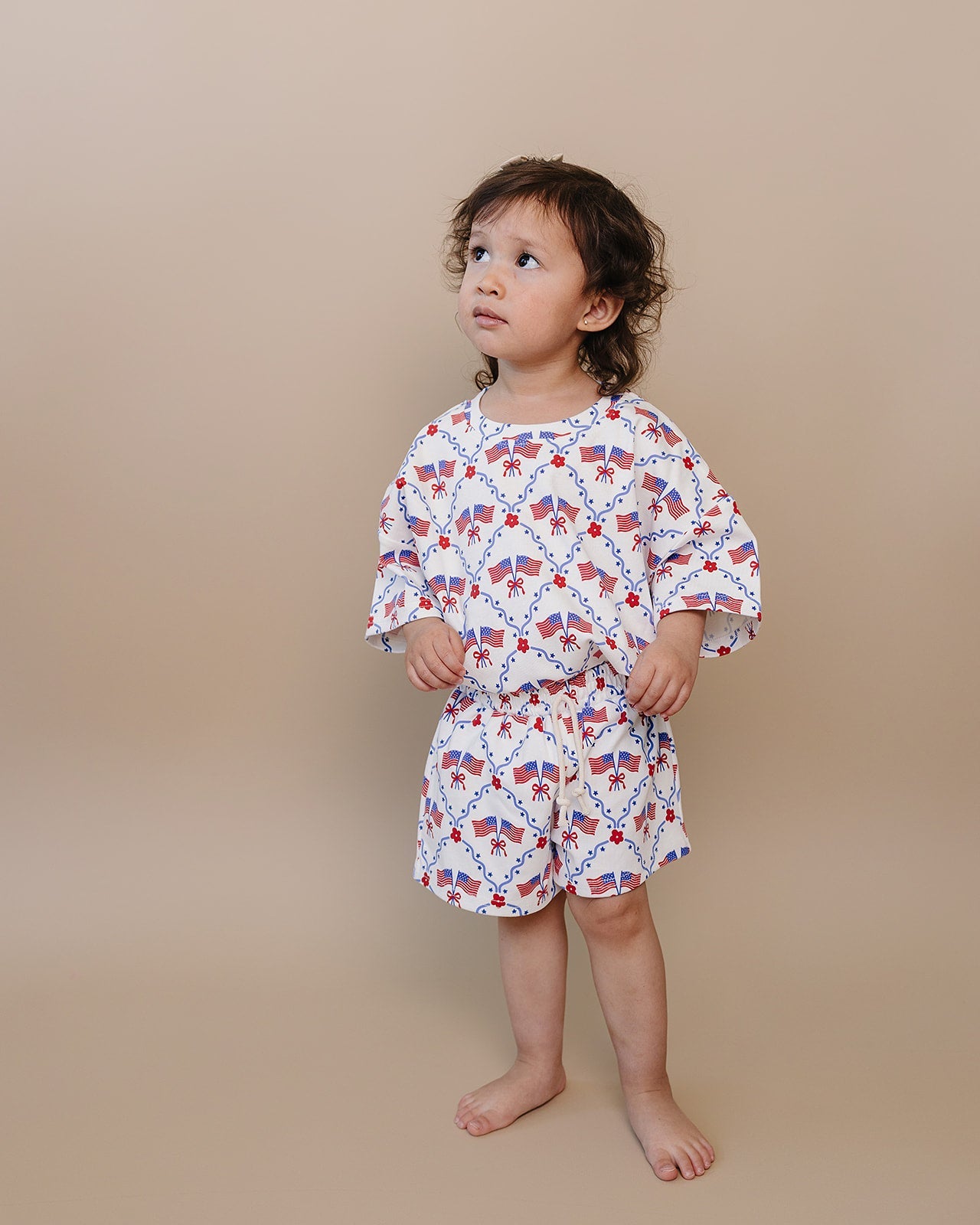 shorts set // american girl