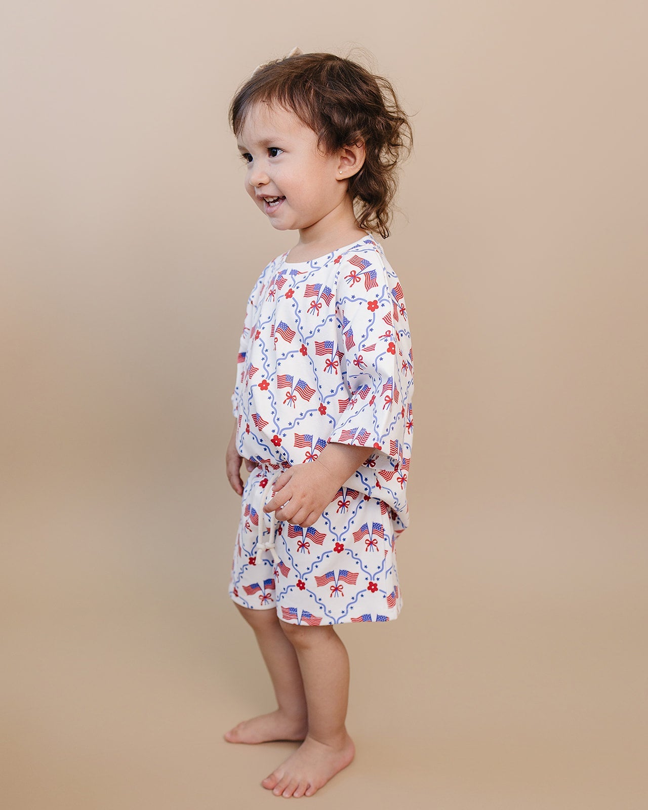 shorts set // american girl