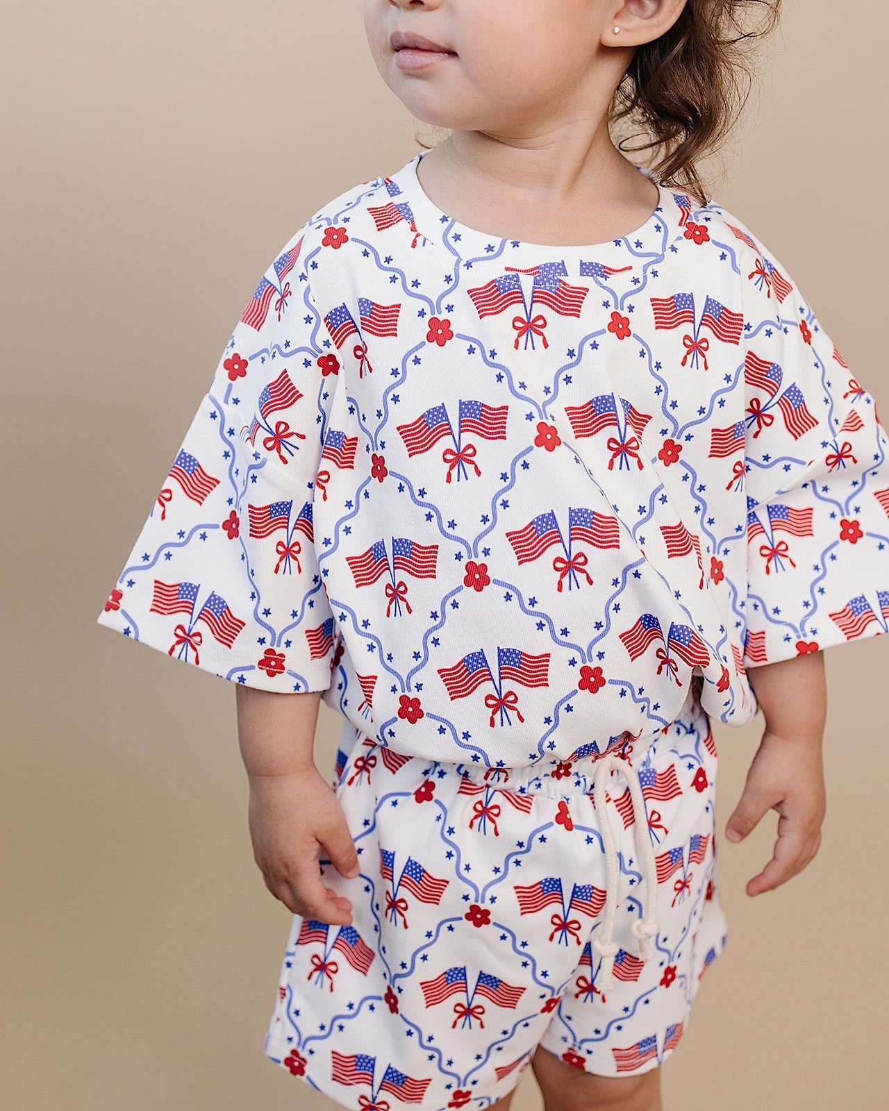 shorts set // american girl