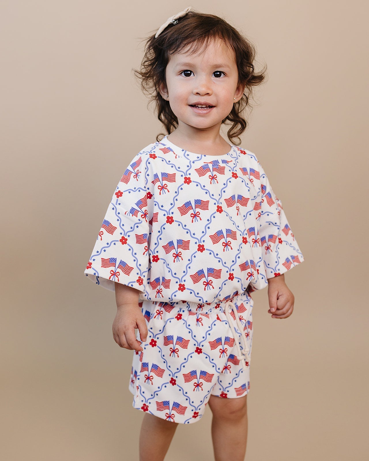 shorts set // american girl