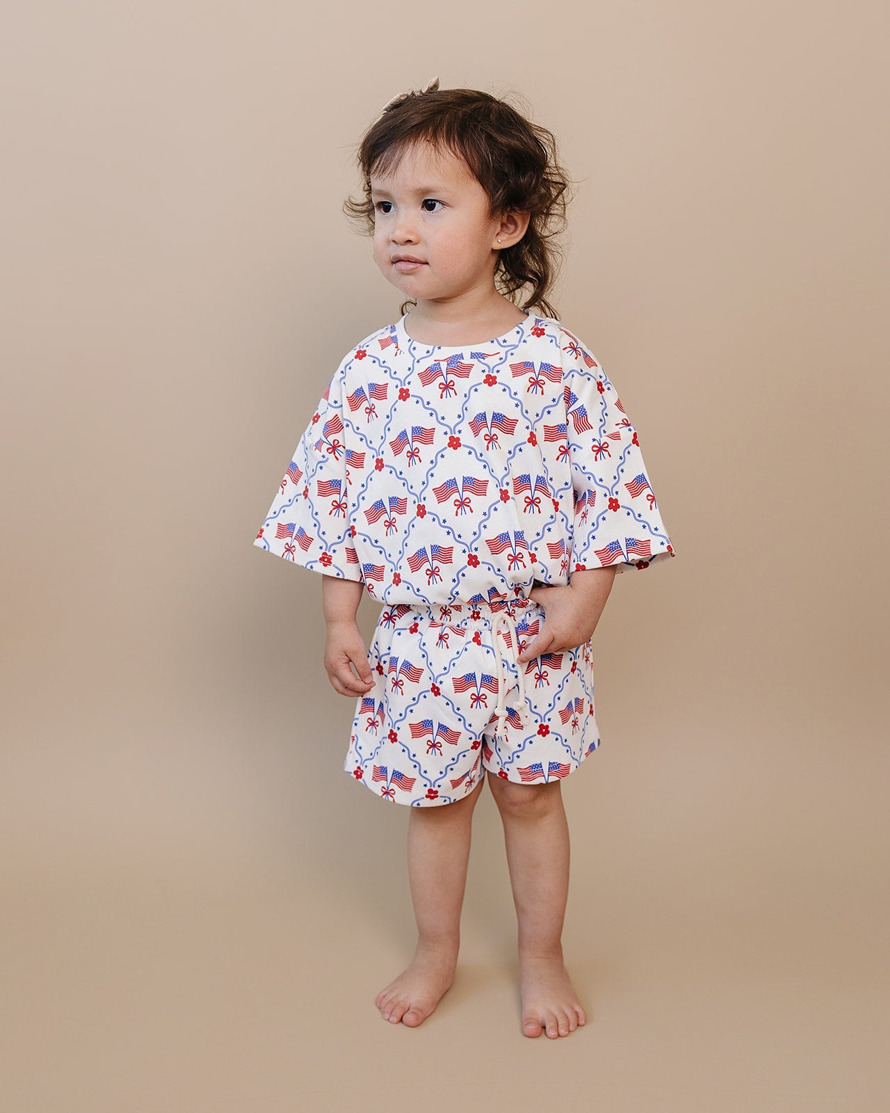 shorts set // american girl