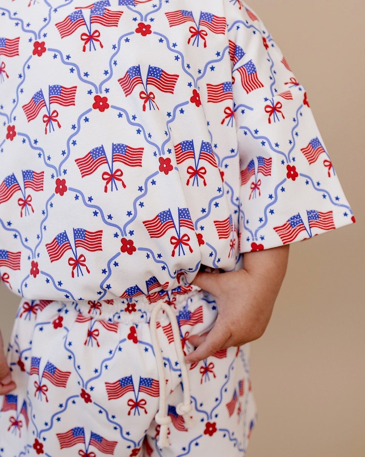 shorts set // american girl