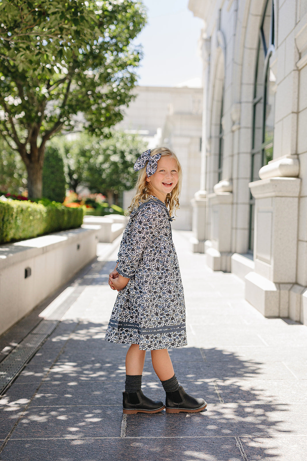 floral sailor dress