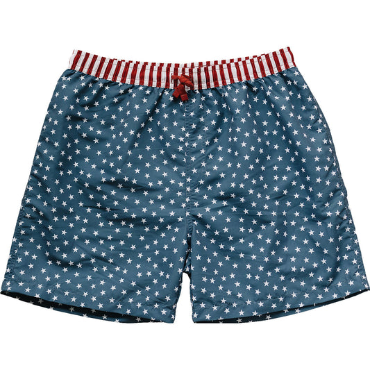 adult men's swim shorts // stars + stripes