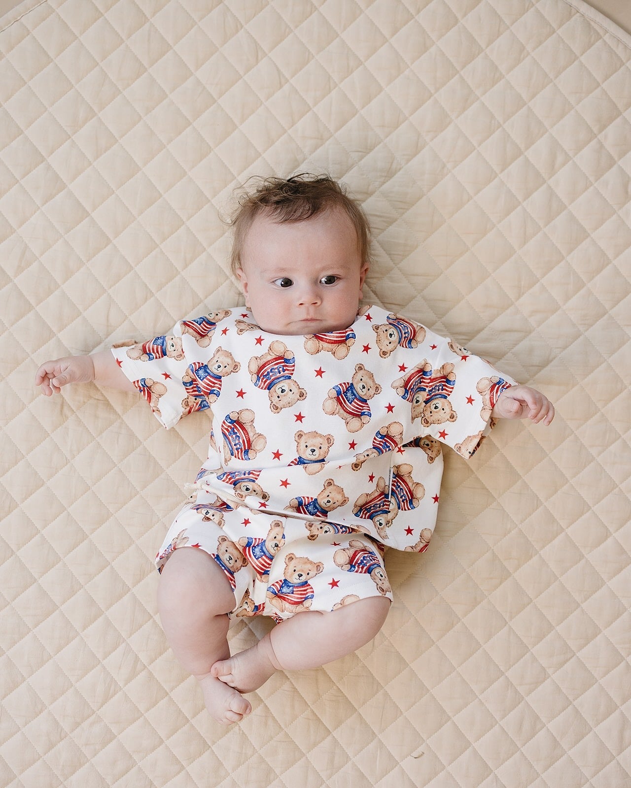 shorts set // american bear