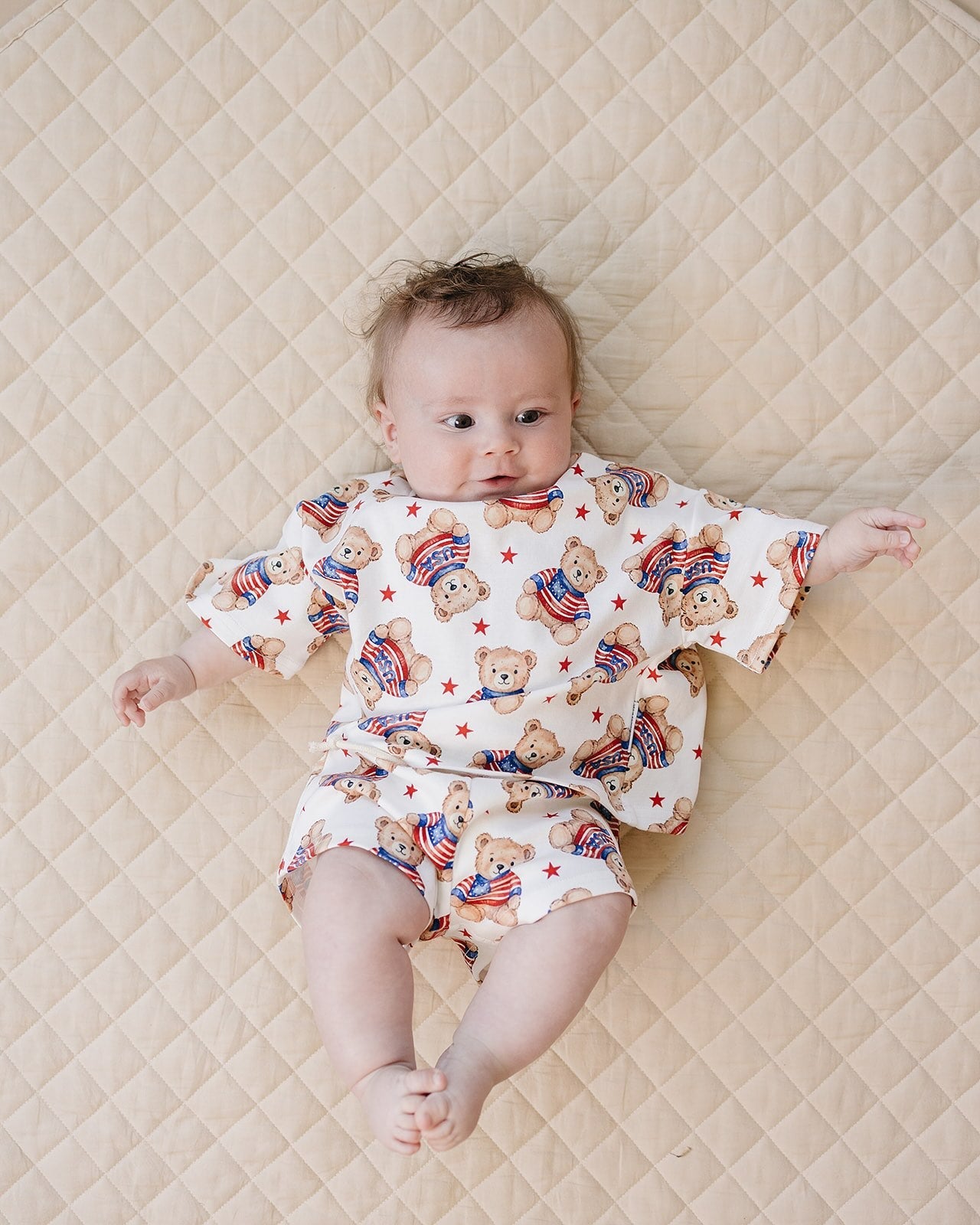 shorts set // american bear