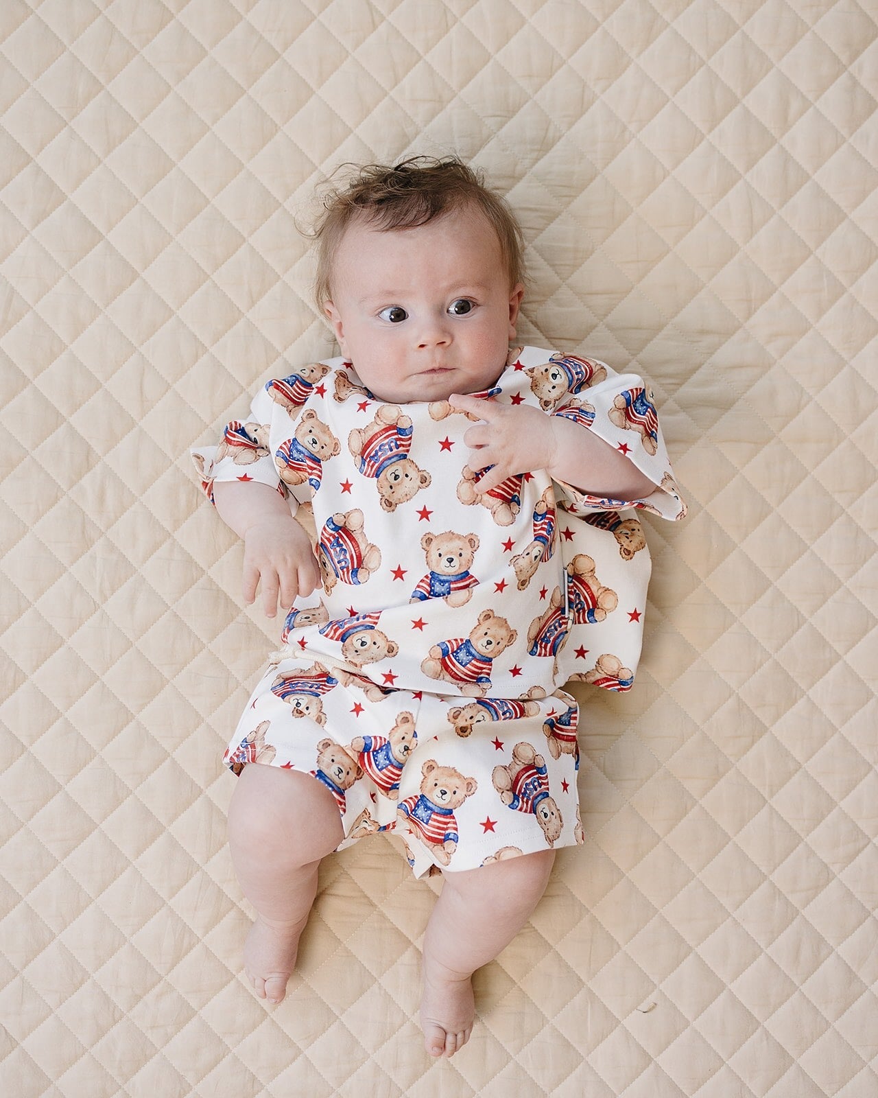 shorts set // american bear