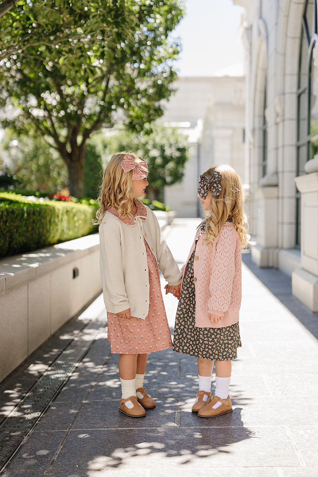vintage pink floral dress
