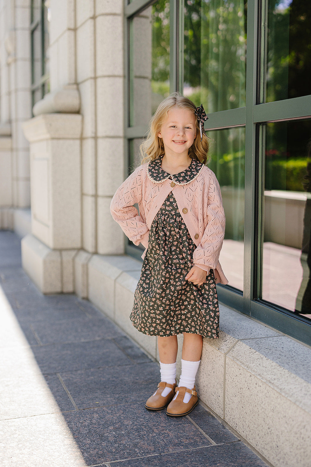 olive bloom dress