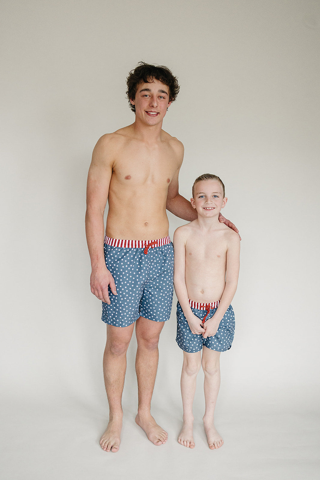 swim shorts // stars + stripes (sizing baby through 9/10y) *comes in dad match*