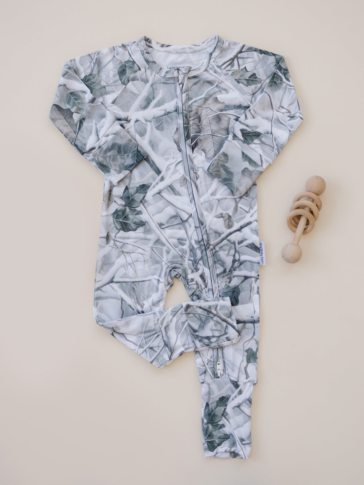 camo bamboo pajamas // ZIPPY