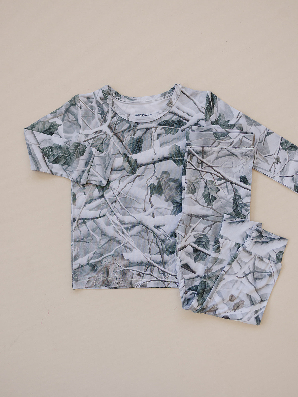 camo bamboo pajamas // LONG-SLEEVE TWO-PIECE SET