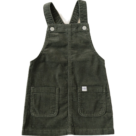 green corduroy dress
