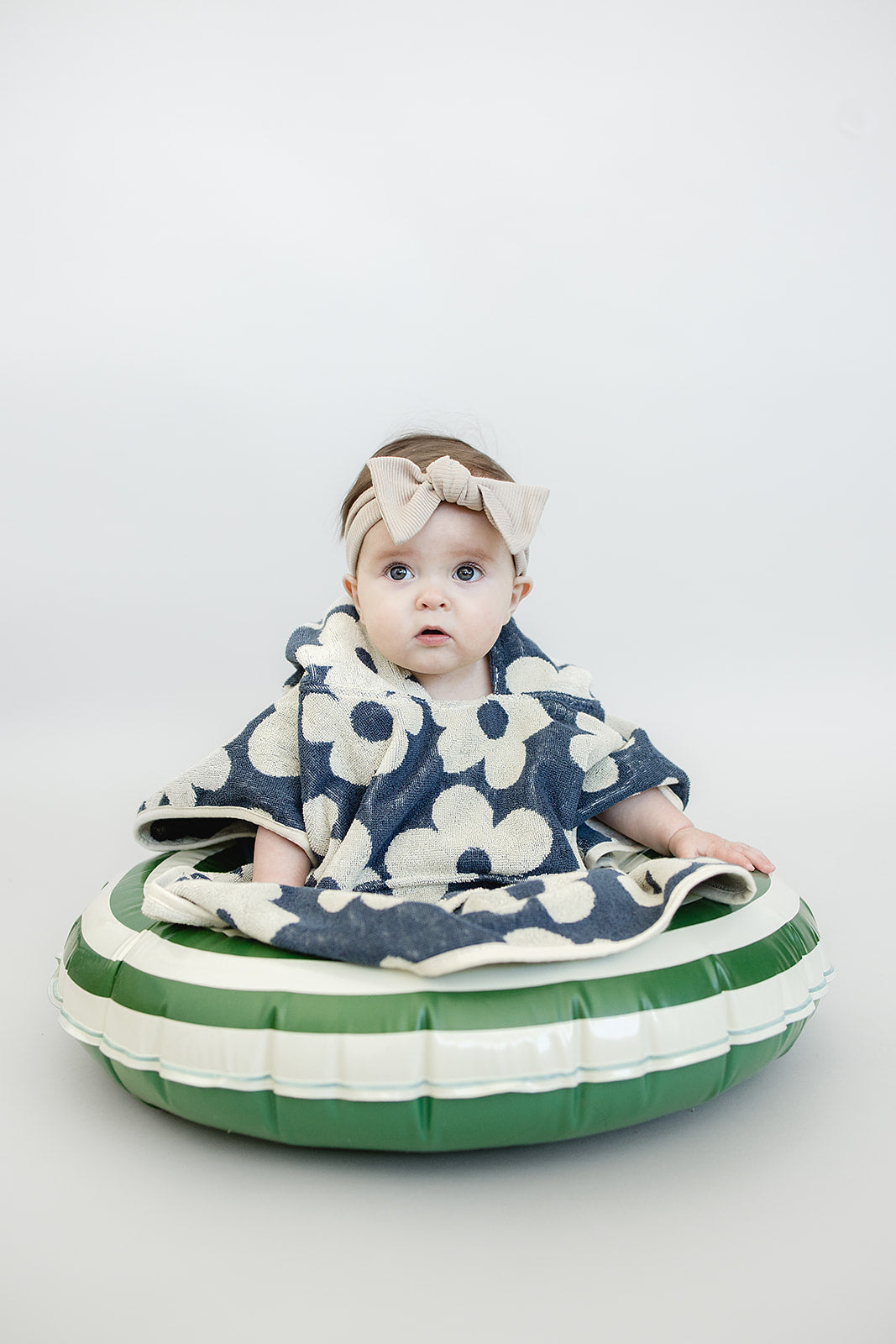 organic cotton beach poncho // floral (sizing up to 7-10 years)