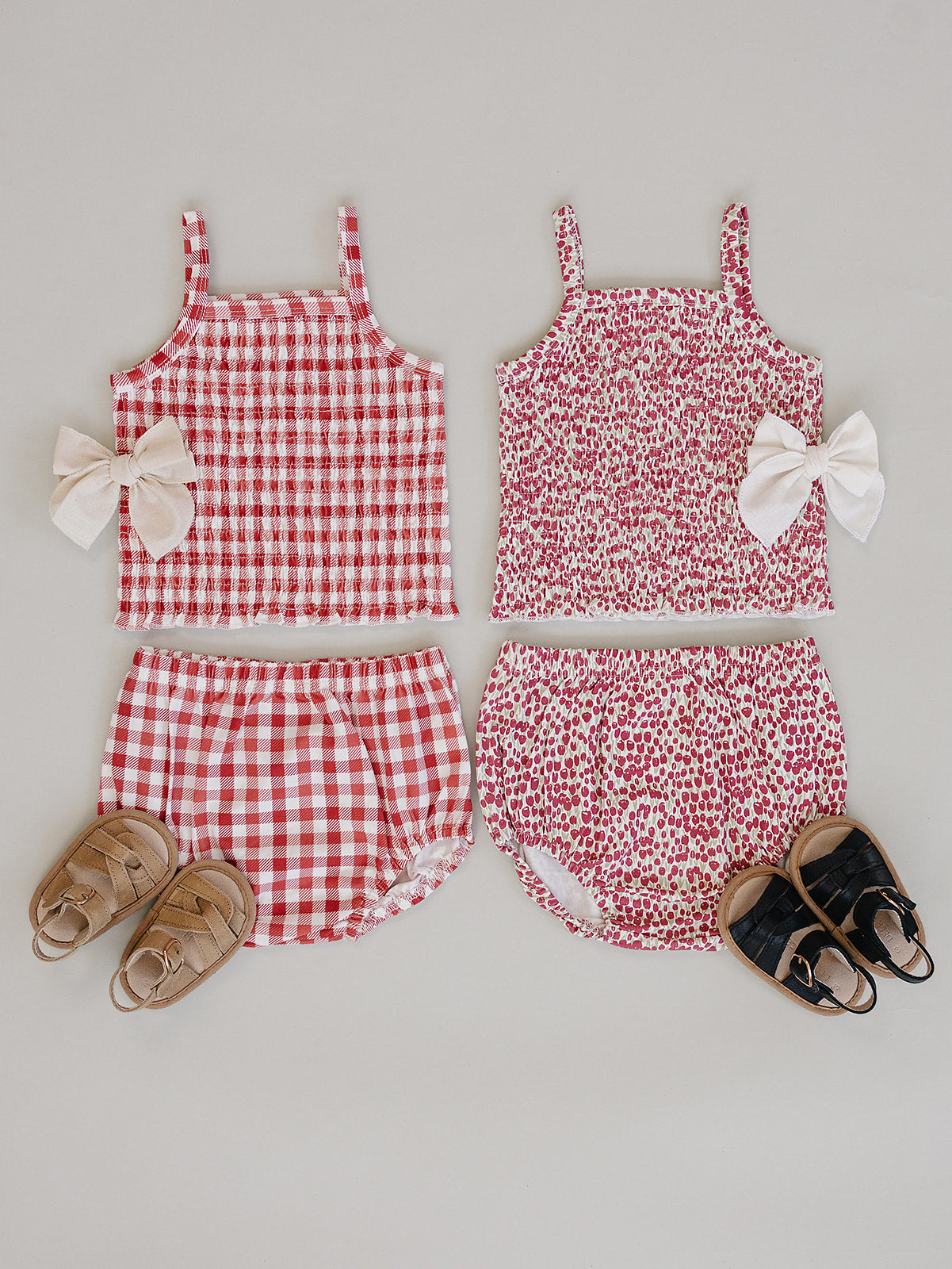 tulip ruched bloomer set