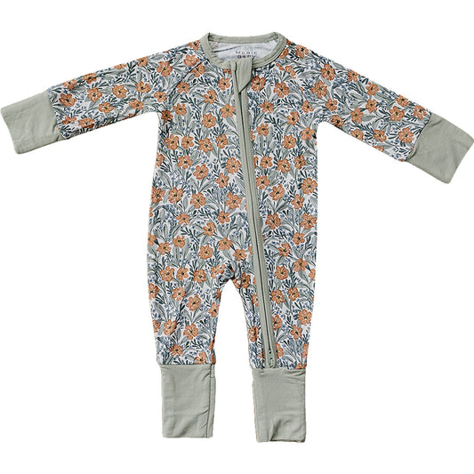 dainty meadow bamboo pajamas // ZIPPY