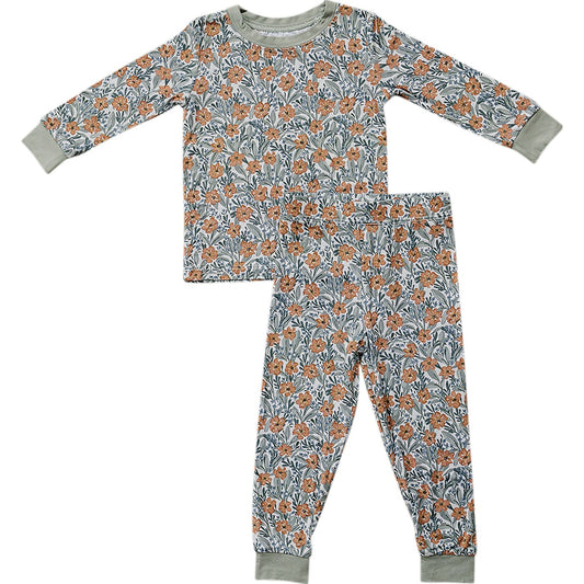 dainty meadow bamboo pajamas // LONG-SLEEVE TWO-PIECE SET