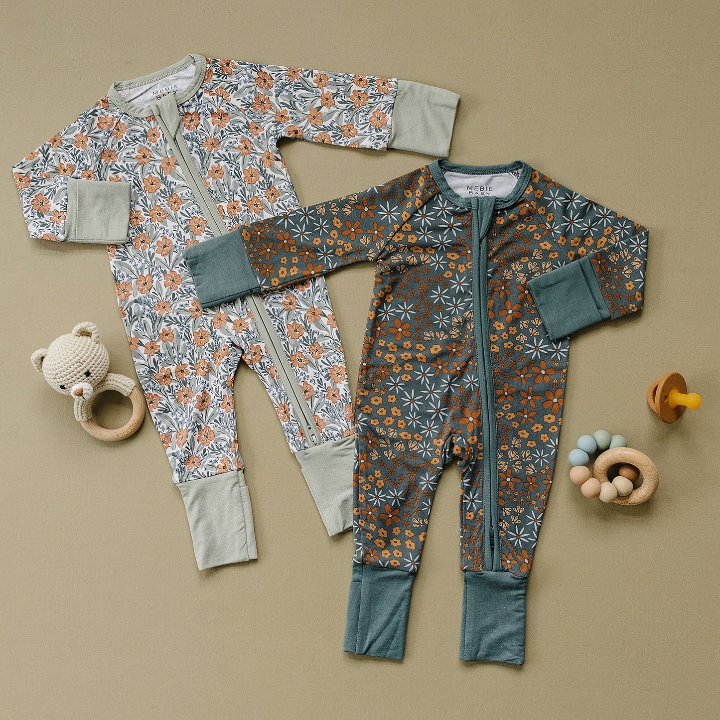 dainty meadow bamboo pajamas // ZIPPY