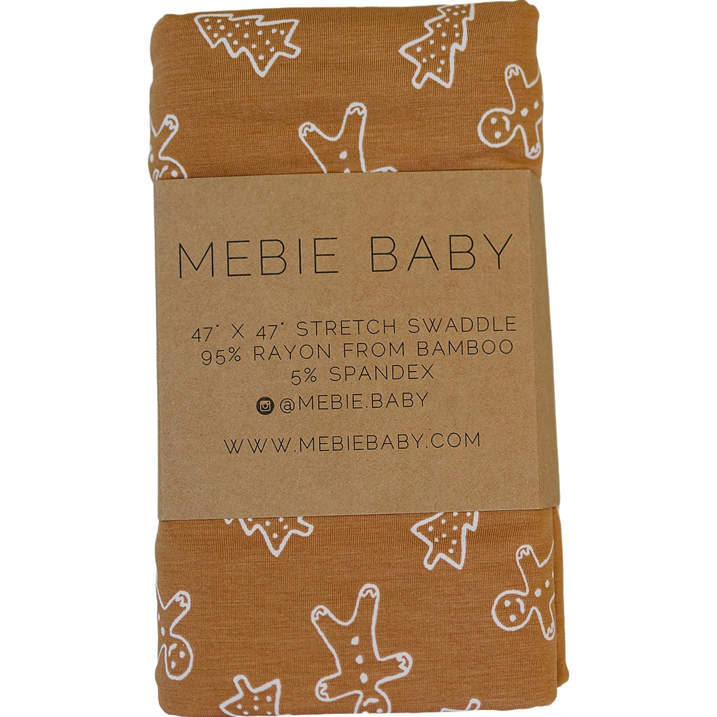 bamboo stretch swaddle // gingerbread