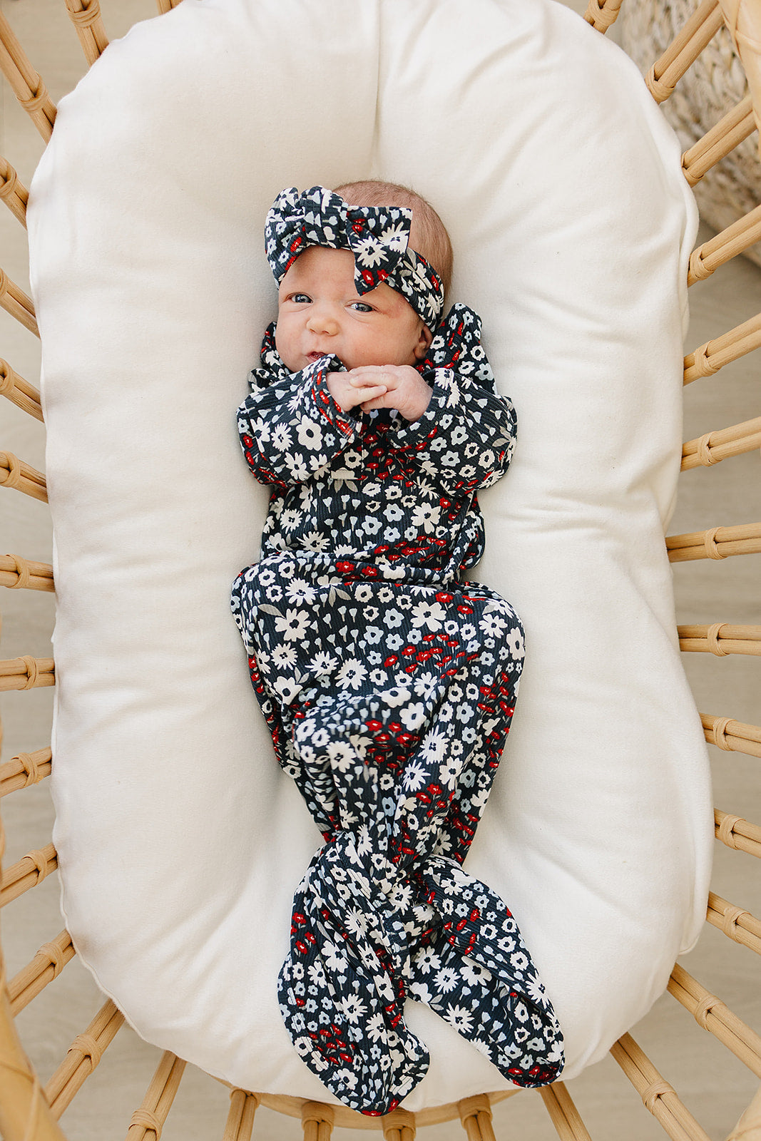 bamboo knot gown // americana floral