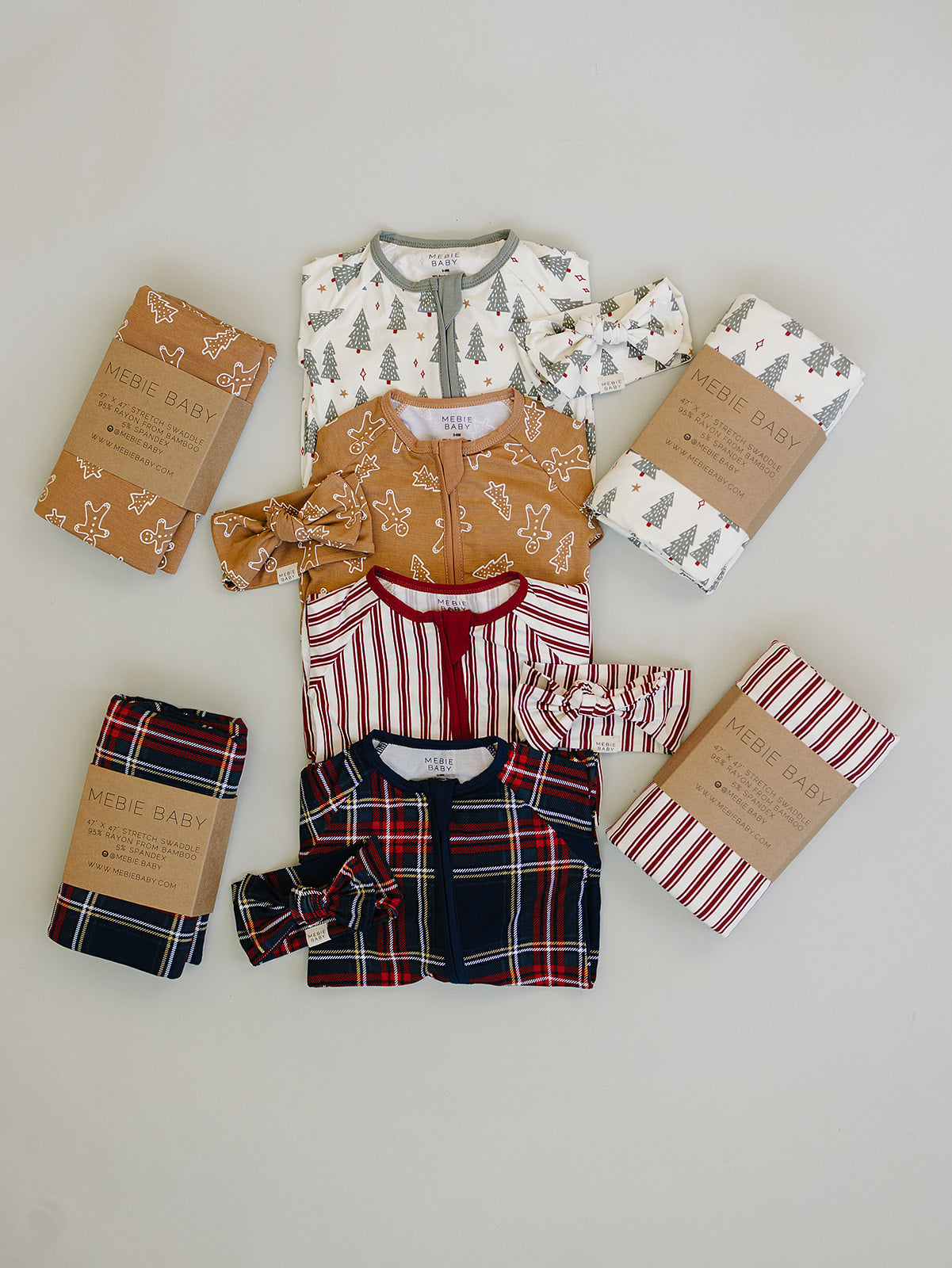 bamboo stretch swaddle // gingerbread