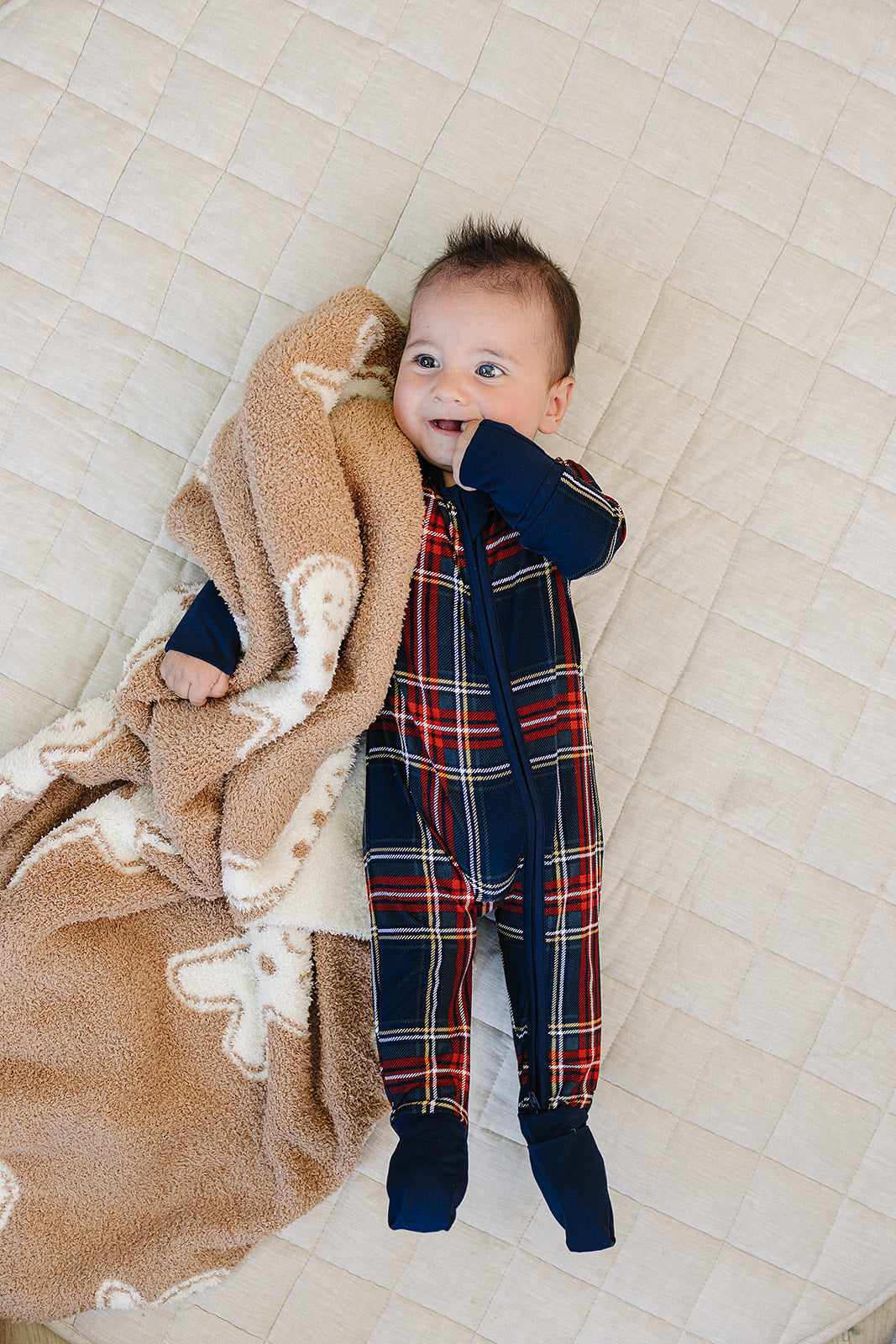 plush blanket // gingerbread