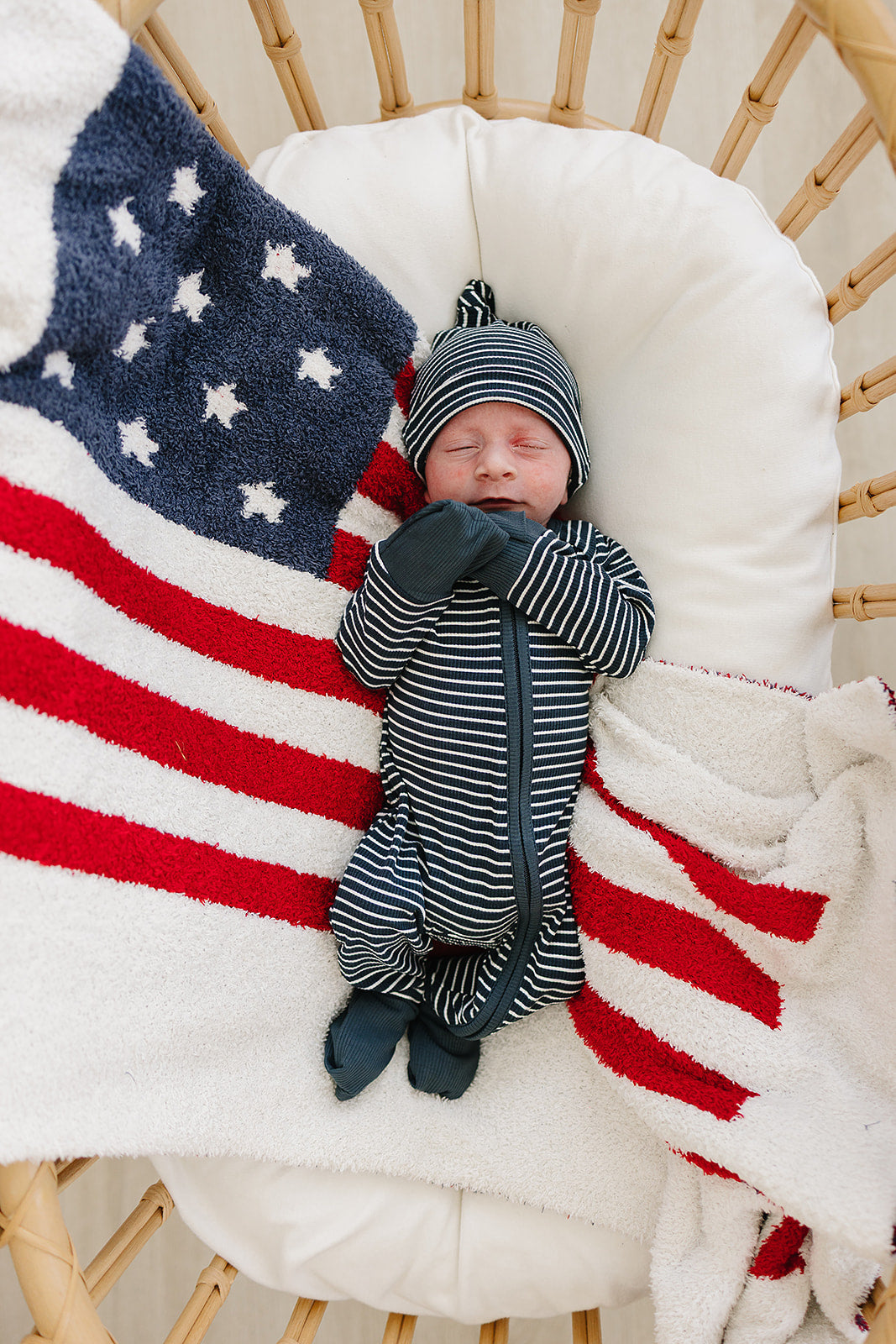 navy stripes ribbed bamboo pajamas // ZIPPY