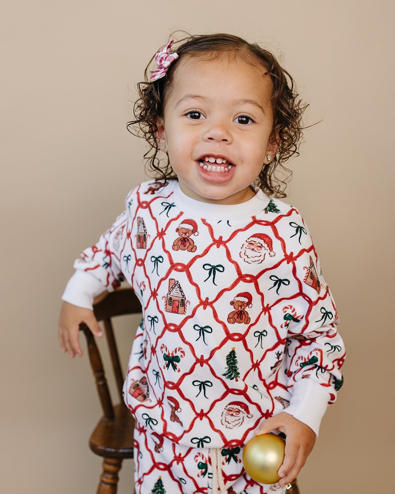 jogger set // christmas bear