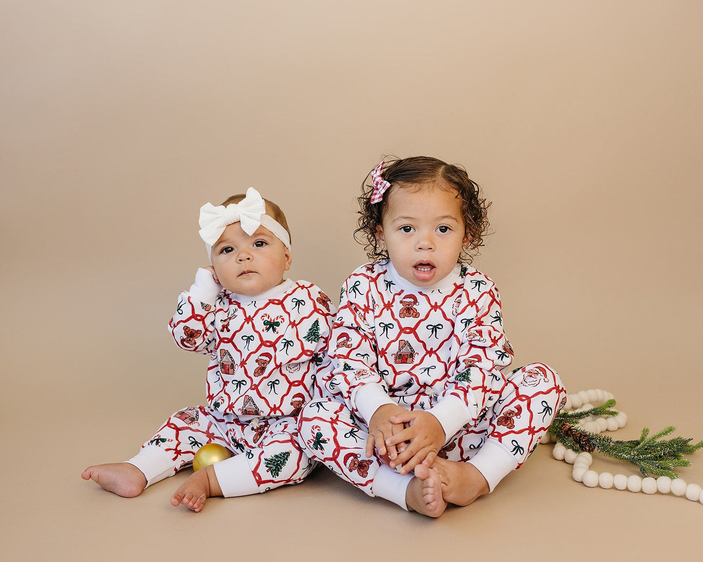 jogger set // christmas bear