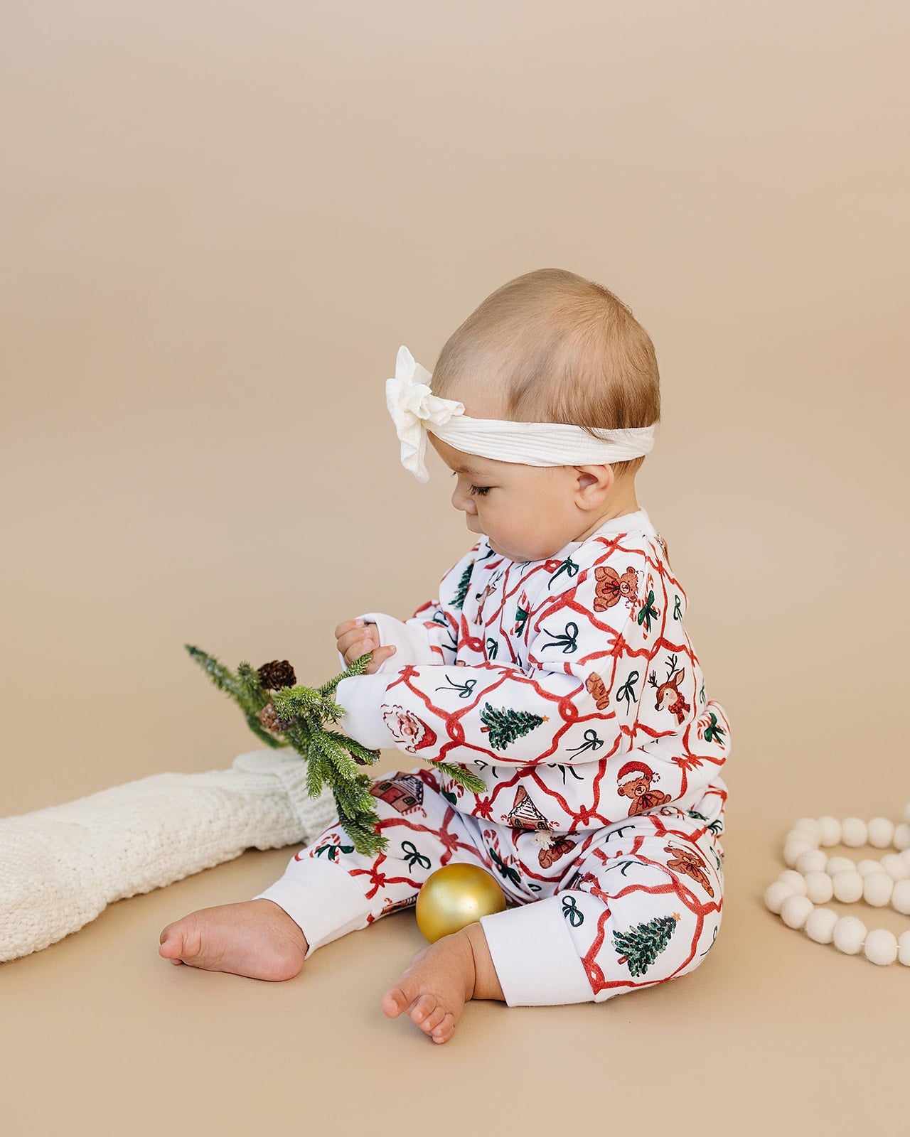 jogger set // christmas bear