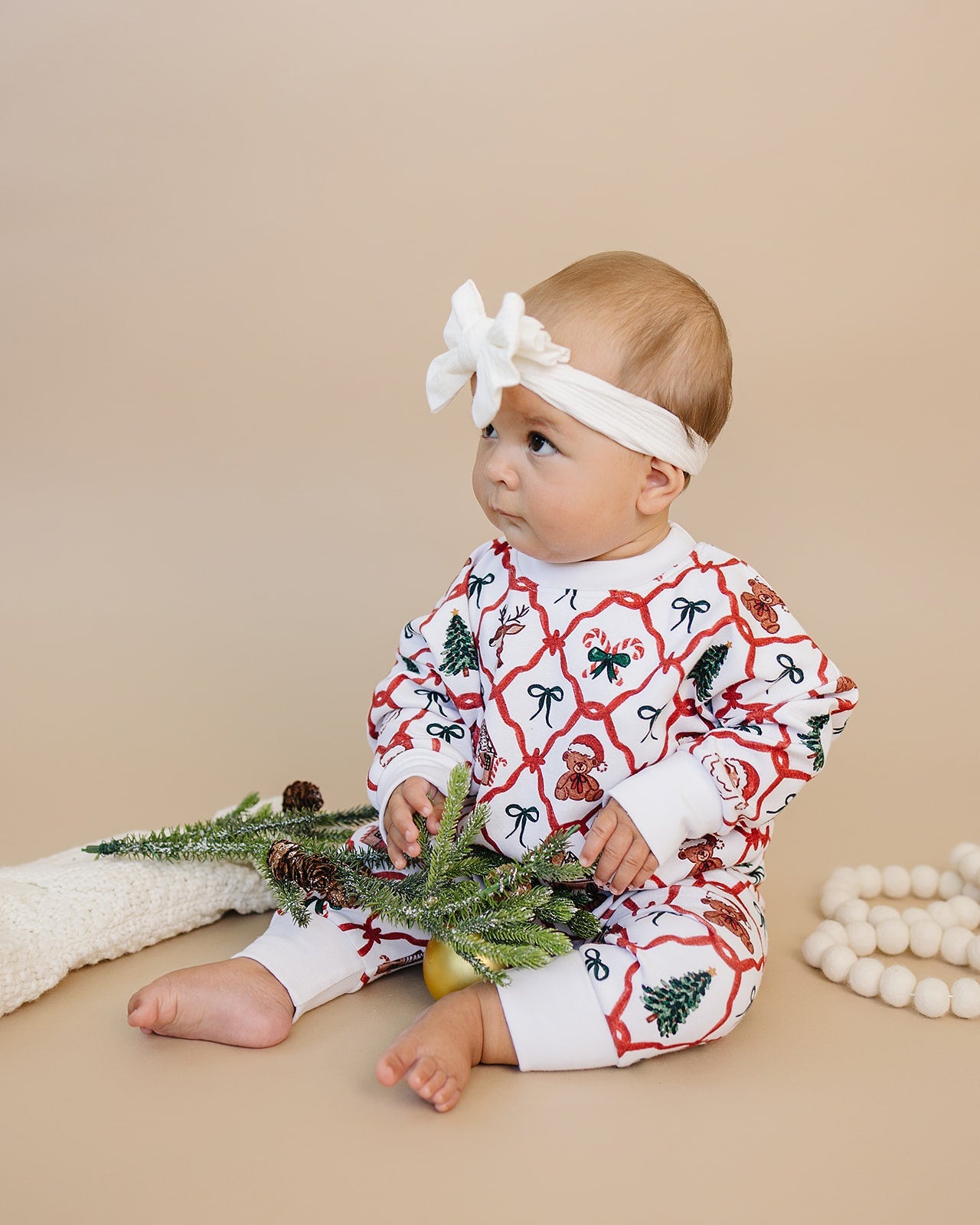 jogger set // christmas bear